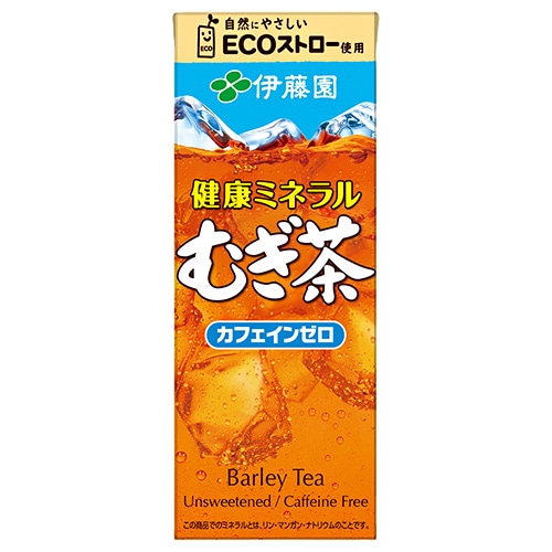 伊藤園 健康ミネラルむぎ茶 250ml紙パック×24本入