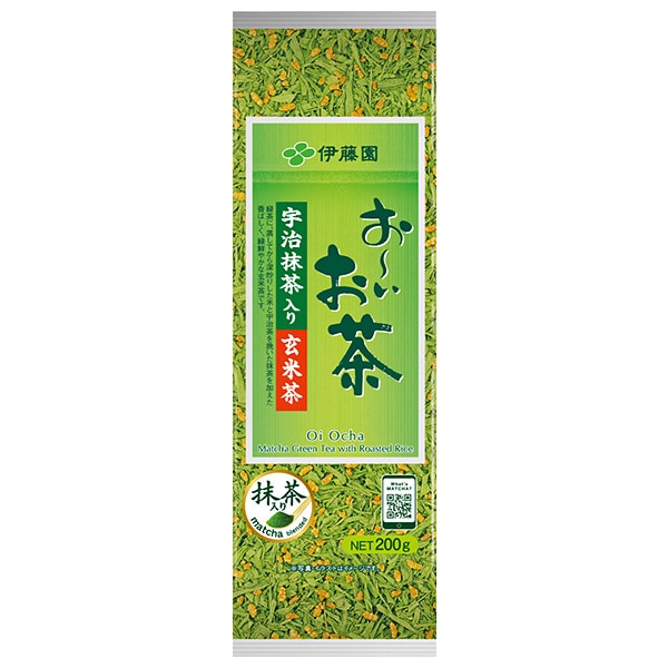 伊藤園 お~いお茶 宇治抹茶入り玄米茶 200g×5袋入