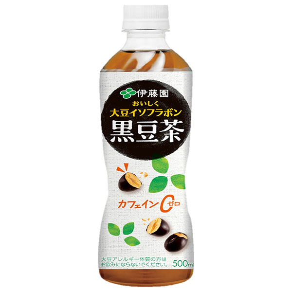 伊藤園 おいしく大豆イソフラボン 黒豆茶 500mlペットボトル×24本入