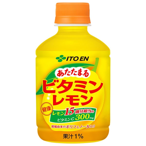 伊藤園 【HOT用】ビタミンレモン 280mlペットボトル×24本入