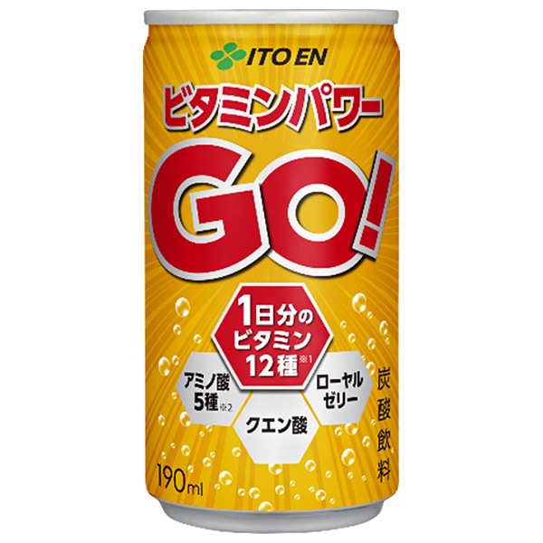 伊藤園 ビタミンパワーGO(ゴー) 190ml缶×30本入×(2ケース)