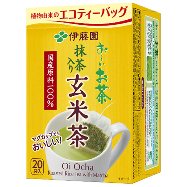 伊藤園 お～いお茶 エコティーバッグ玄米茶 20袋入×10個入
