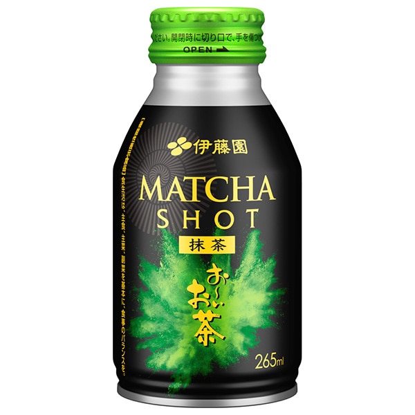 伊藤園 お~いお茶 MATCHA SHOT 265mlボトル缶×24本入×(2ケース)