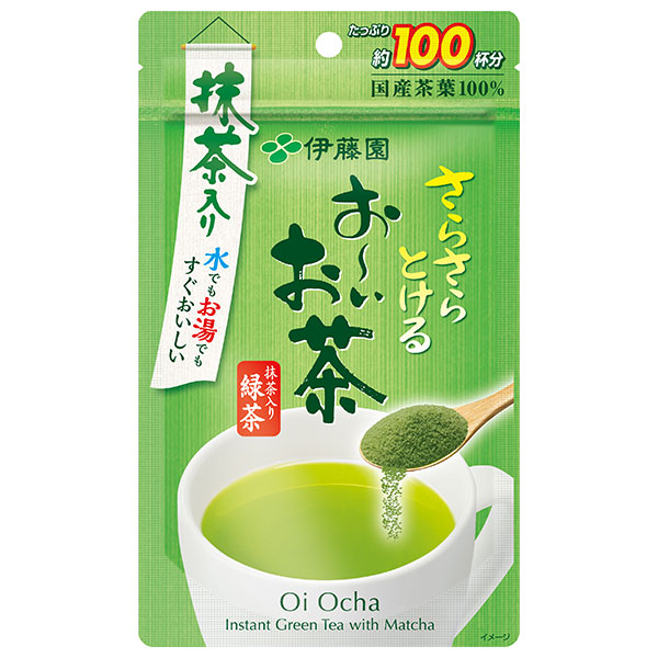 伊藤園 お~いお茶 お抹茶入り緑茶 80g×6袋入×(2ケース)