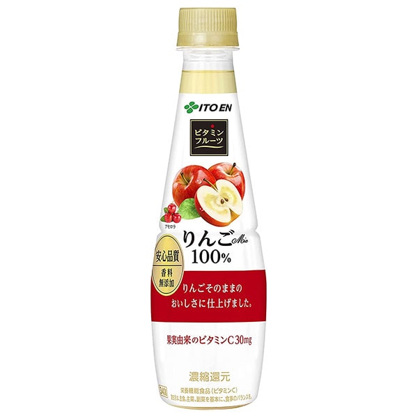 伊藤園 ビタミンフルーツ りんごMix 100% 340gペットボトル×24本入