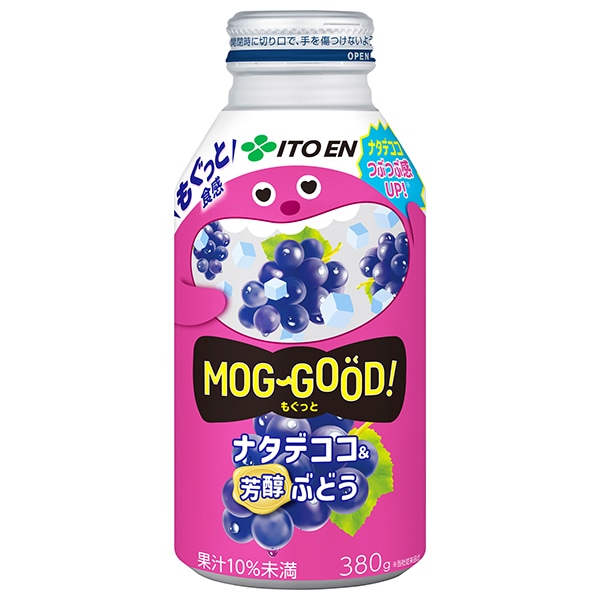 伊藤園 もぐっと ナタデココ&芳醇ぶどう 380gボトル缶×24本入×(2ケース)