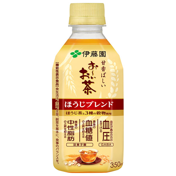 伊藤園 お～いお茶 ほうじ茶ブレンド【機能性表示食品】 350mlペットボトル×24本入