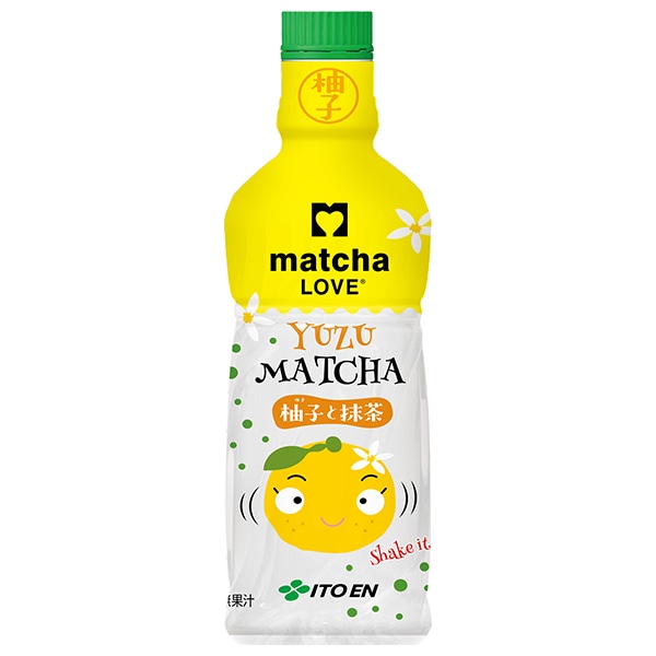 伊藤園 パウダーイン matcha LOVE 柚子と抹茶 475mlペットボトル×24本入