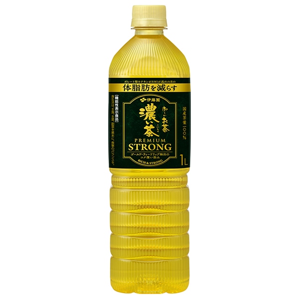 伊藤園 お～いお茶 濃い茶 PREMIUM STRONG 1Lペットボトル×12本入
