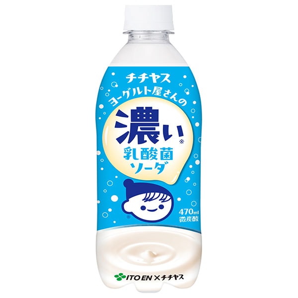 チチヤス ヨーグルト屋さんの濃い乳酸菌ソーダ 470mlペットボトル×24本入×(2ケース)