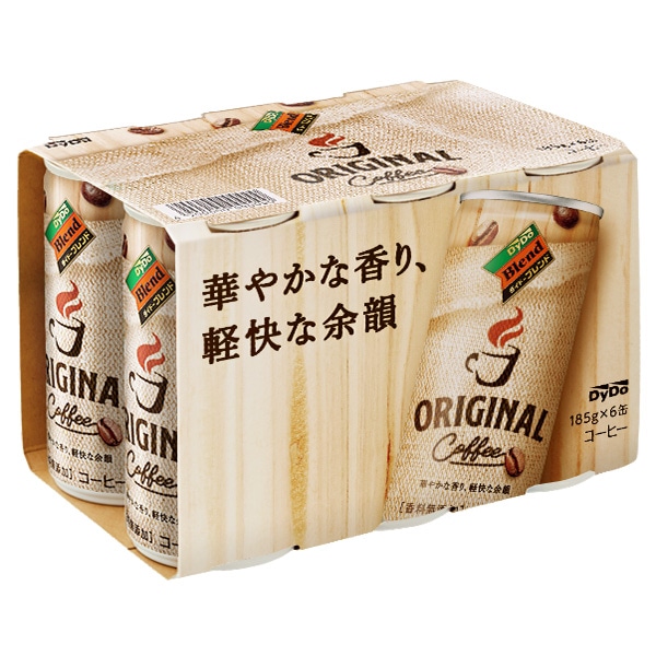 ダイドー ブレンドコーヒーオリジナル(6缶パック) 185g缶×30(6×5)本入