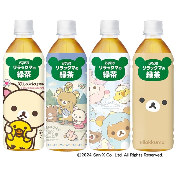 ダイドー リラックマの緑茶 500mlペットボトル×24本入×(2ケース)