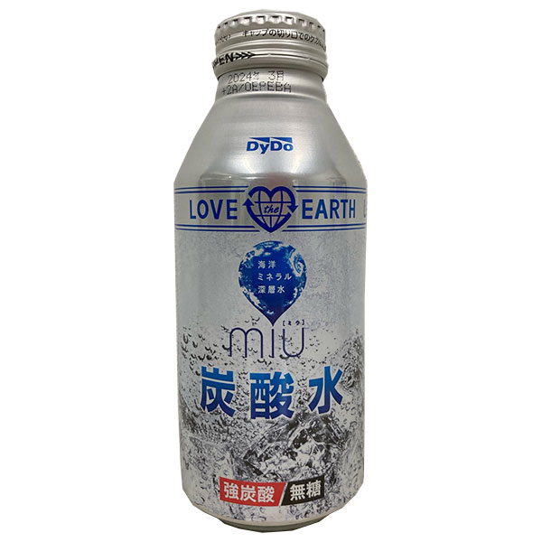 ダイドー LOVE the EARTH(ラブジアース) 炭酸水 400gボトル缶×24本入×(2ケース)