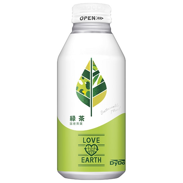 ダイドー LOVE the EARTH(ラブジアース) 緑茶 400gボトル缶×24本入