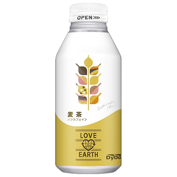 ダイドー LOVE the EARTH(ラブジアース) 麦茶 370gボトル缶×24本入