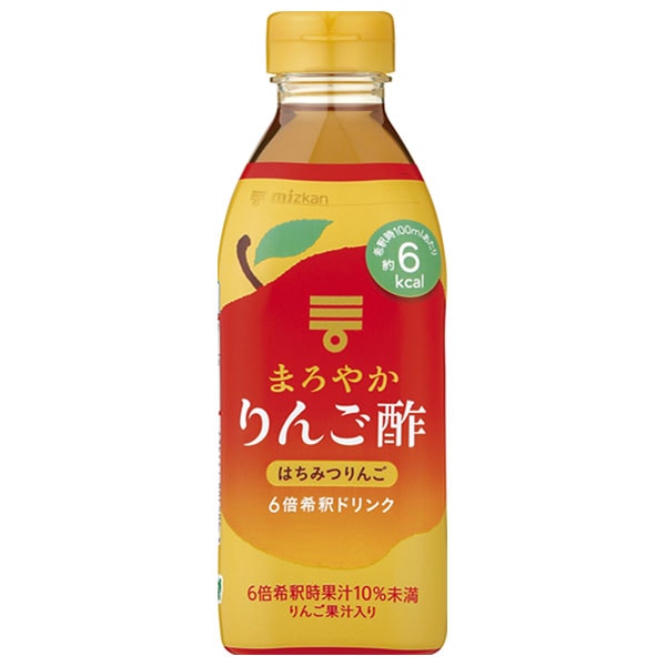 ミツカン まろやかりんご酢 はちみつりんご(6倍希釈用) 500mlペットボトル×6本入×(2ケース)
