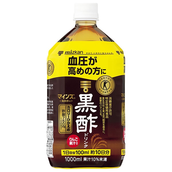 ミツカン マインズ(毎飲酢) 黒酢ドリンク【特定保健用食品 特保】 1Lペットボトル×6本入