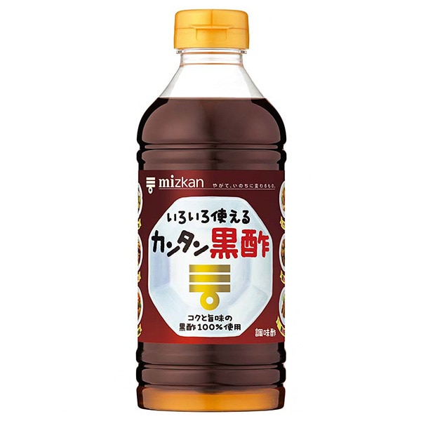ミツカン カンタン黒酢 500mlペットボトル×12本入