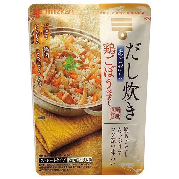 ミツカン だし炊きあごだし鶏ごぼう釜めし 540g×12袋入×(2ケース)