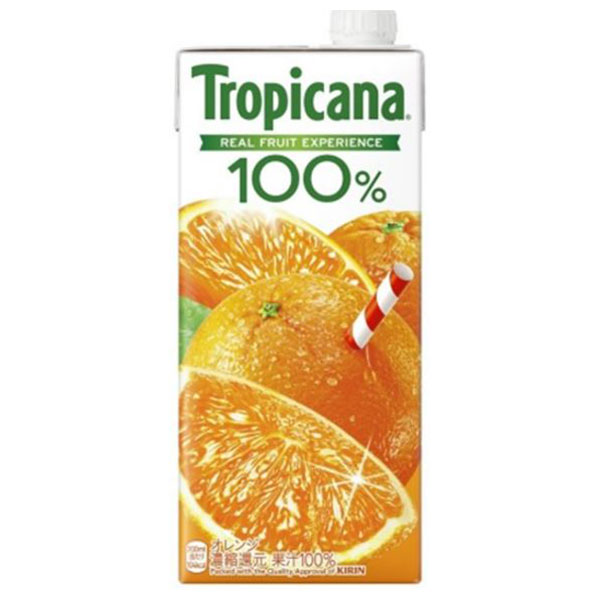 キリン トロピカーナ 100% オレンジ 1000ml紙パック×6本入×(2ケース)
