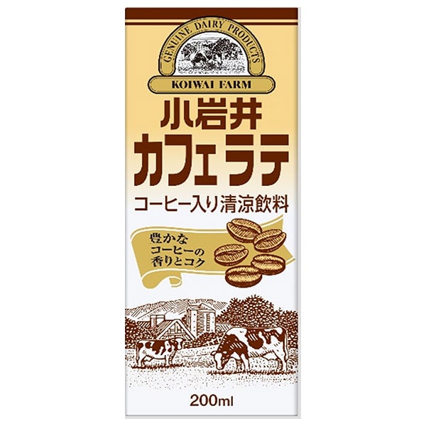 小岩井乳業 小岩井カフェラテ 200ml紙パック×24本入