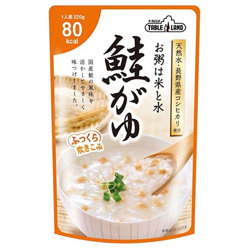 丸善食品工業 テーブルランド 鮭がゆ 220gパウチ×24(12×2)袋入×(2ケース)