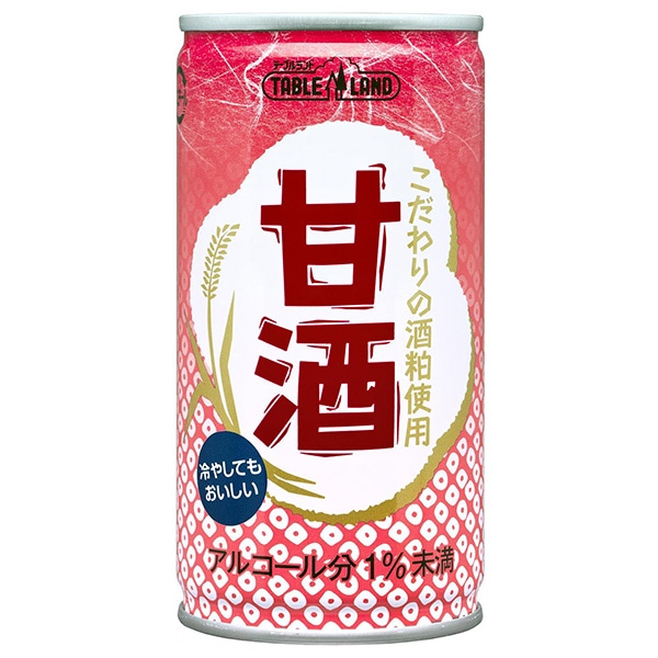 丸善食品工業 テーブルランド 甘酒 190g缶×30本入