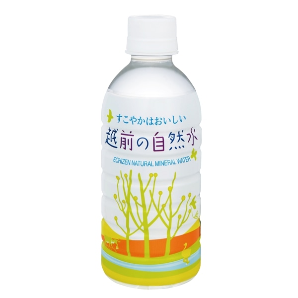 盛田（ハイピース） 越前の自然水 330mlペットボトル×24本入×(2ケース)