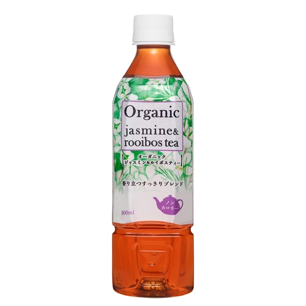 盛田(ハイピース) オーガニック ジャスミン&ルイボスティー 500mlペットボトル×24本入
