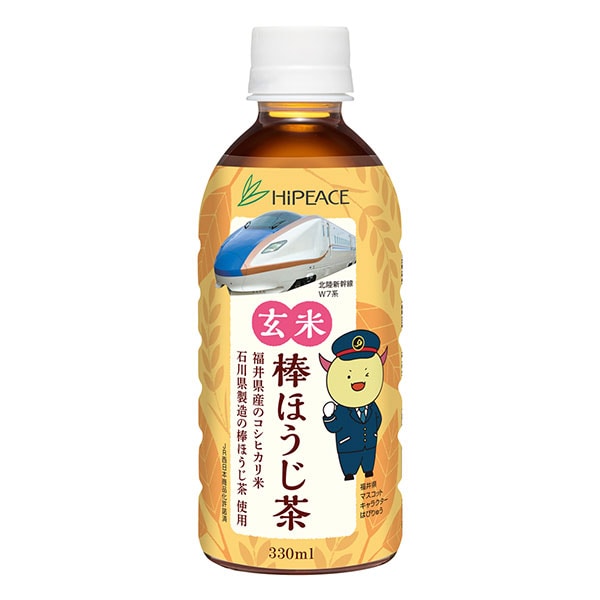 盛田（ハイピース） 玄米棒ほうじ茶 330mlペットボトル×24本入