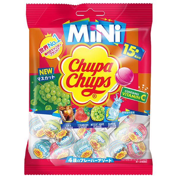 クラシエフーズ チュッパチャプス ミニ アソートバック 15個×6本入