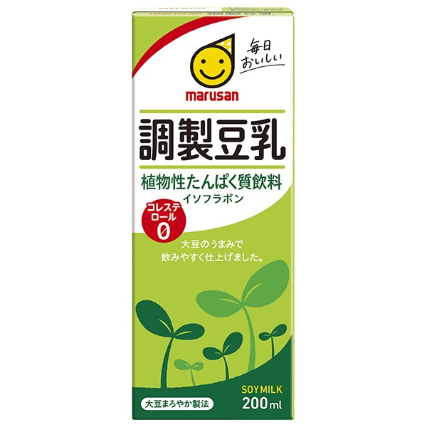 マルサンアイ 調製豆乳 200ml紙パック×24本入×(2ケース)