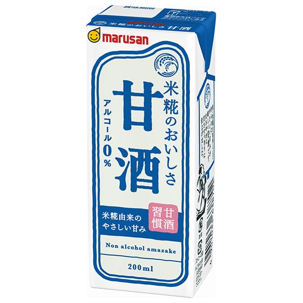 マルサンアイ 甘酒 200ml紙パック×24本入