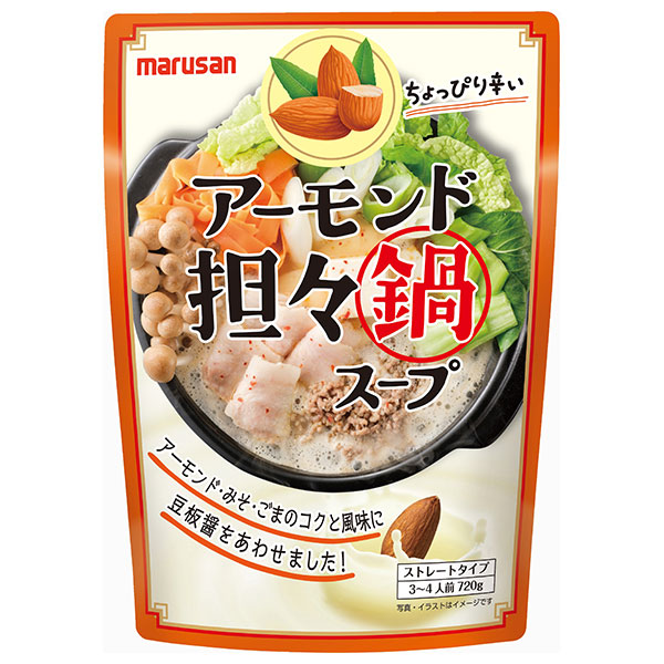 マルサンアイ アーモンド 担々鍋スープ 720g×8袋入