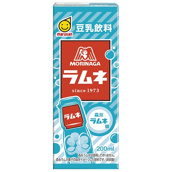 マルサンアイ 豆乳飲料 森永ラムネ味 200ml紙パック×24本入×(2ケース)