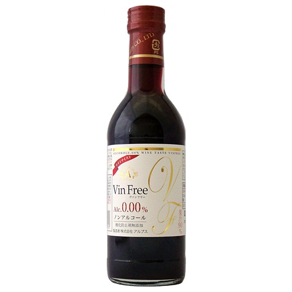 アルプス ヴァンフリー 赤 300ml瓶×24本入×(2ケース)