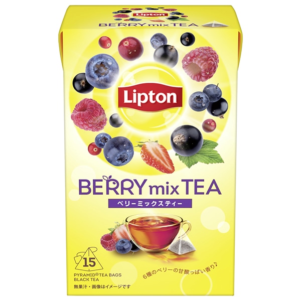 リプトン ベリーミックスティーバッグ 15袋×6個入