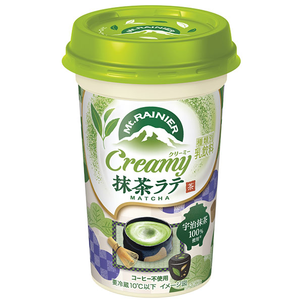 森永乳業 マウントレーニア クリーミー抹茶ラテ 240ml×10本入×(2ケース) チルド 冷蔵品