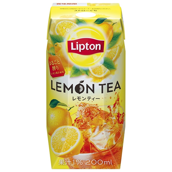 森永乳業 リプトン レモンティー(プリズマ容器) 200ml紙パック×24本入