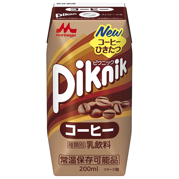 森永乳業 ピクニック コーヒー(プリズマ容器) 200ml紙パック×24本入