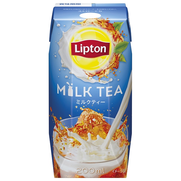 森永乳業 リプトン ミルクティー(プリズマ容器) 200ml紙パック×24本入×(2ケース)