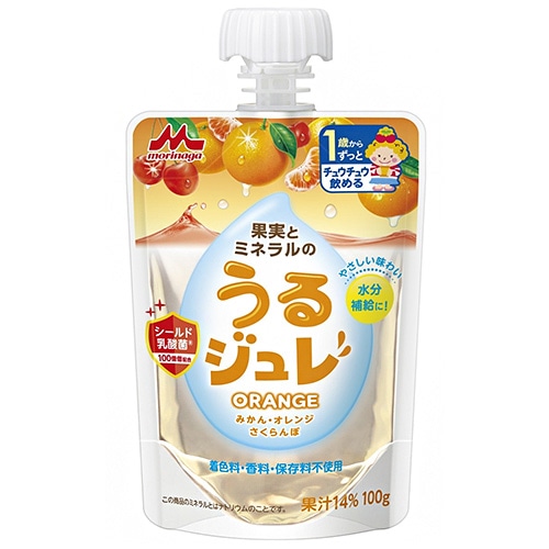 森永乳業 うるジュレ ORANGE 100gパウチ×36本入