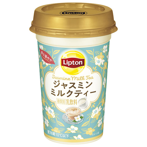 森永乳業 リプトン ジャスミンミルクティー 240ml×10本入 チルド 冷蔵品