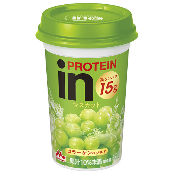 森永乳業 inPROTEIN(プロテイン) マスカット 240ml×10本入 チルド 冷蔵品