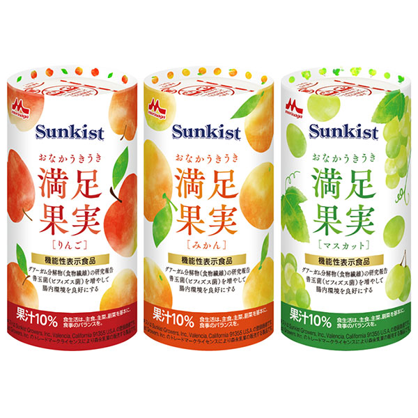 クリニコ Sunkist(サンキスト) おなかうきうき満足果実 いろいろセット 125ml紙パック×18(6×3)本入