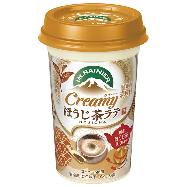 森永乳業 マウントレーニア クリーミーほうじ茶ラテ 240ml×10本入×(2ケース) チルド 冷蔵品