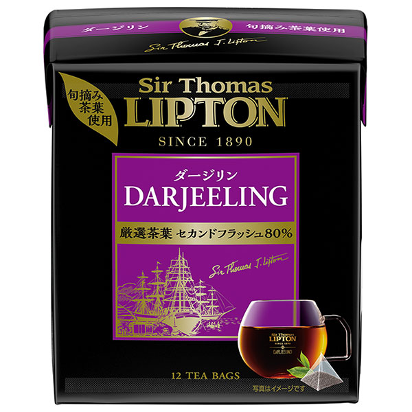 リプトン サー・トーマス・リプトン ダージリン ティーバッグ(セカンドフラッシュ80%) 12袋×6箱入