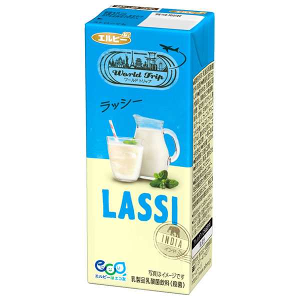 エルビー WorldTrip ラッシー 200ml紙パック×24本入×(2ケース)