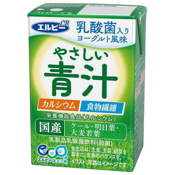 エルビー やさしい青汁 125ml紙パック×30本入