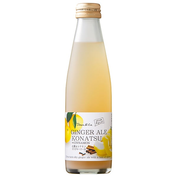 マルカイコーポレーション Dean&Co.(ディーンアンドコー) 小夏&シナモンジンジャーエール 195ml瓶×24本入